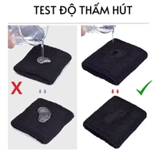 Băng Cổ Tay Thể Thao Thấm Mồ Hôi Co Giãn Thoáng Khí Mềm Mại Sport