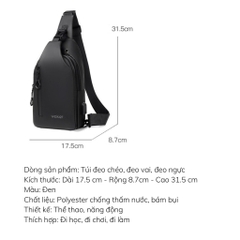 Túi Đeo Chéo Nam Nữ Mini Bag Chống Nước