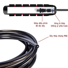 Bộ dây nhảy cá nhân lõi cáp cao cấp tập thể dục tùy chỉnh độ dài
