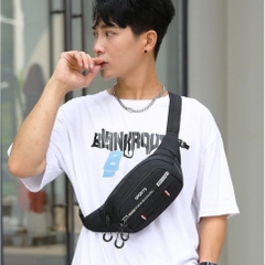 Túi Đeo Hông Nam Nữ, Thiết Kế 4 Ngăn Chất Liệu Vải Oxford