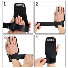 Găng Tay Tập GYM Hở Mu Bàn TayLifting Grips Aolikes Pro