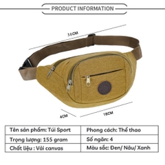 Túi Đeo Bụng Thể Thao 4 Ngăn Tiện Lợi