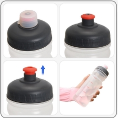 Bình Nước Chạy Bộ Thể Thao Dung Tích 500ml - Bình Uống Nước Xe Đạp