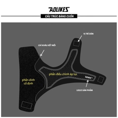 Đai Quấn Cổ Chân Bảo Vệ Mắt Cá Chân AOLIKES TC-7130 Siêu Nhẹ Và Thoáng