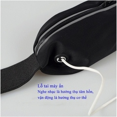 Đai đeo hông 2 ngăn tập thể dục và chạy bộ