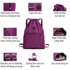 Ba Lô Dây Rút Gấp Gọn Chống Thấm Đa Năng STEPRAIN