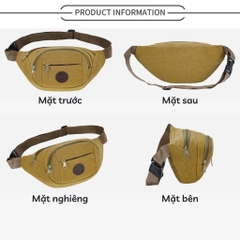 Túi Đeo Bụng Thể Thao 4 Ngăn Tiện Lợi