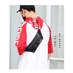 Túi vải đeo chéo , đeo hông nam nữ chống nước có 3 ngăn