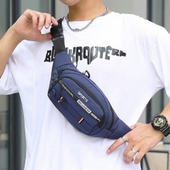 Túi Đeo Hông Nam Nữ, Thiết Kế 4 Ngăn Chất Liệu Vải Oxford