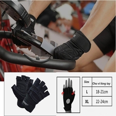 Găng Tay Tập GYM Aolikes Kết Hợp Quấn Cổ Tay AL109