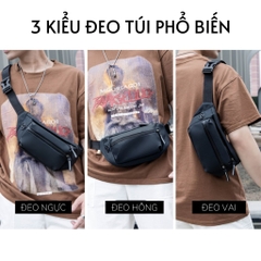 Túi Đeo Chéo Unisex Chống Nước Thể Thao Sportme