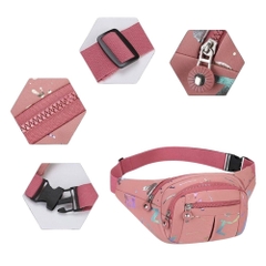 Túi bao tử unisex, túi đeo bụng, túi đeo chéo, túi đeo hông họa tiết