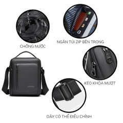 Túi Đeo Chéo WEIXIER D237 Thời Trang Cao Cấp Unisex Chống Nước