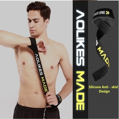 Dây kéo lưng trợ lực cổ tay Aolikes Dây kéo lưng Lifting Straps Aolikes