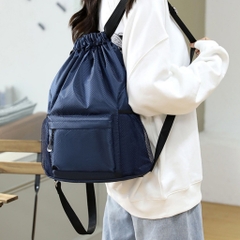 Balo dây rút thể thao chống nước, có ngăn đựng bóng, sức chứa lớn