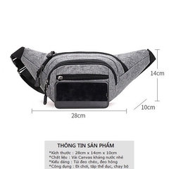 Túi đeo hông, đeo bụng, túi bao tử cao cấp thời trang