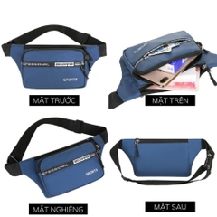 Túi Đeo Hông Nam Thể Thao Cao Cấp SPORTS PRO