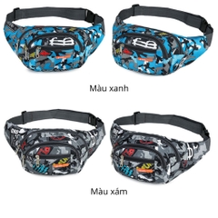 Túi đeo chéo rằn ri năng động cho nam nữ