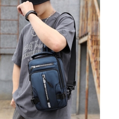 Túi Đeo Chéo Ngực Chống Trộm và Chống Nước với Cổng Sạc USB