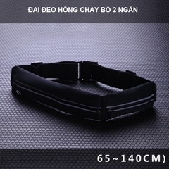 Đai đeo hông 2 ngăn tập thể dục và chạy bộ