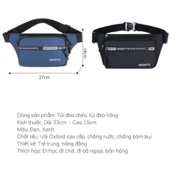 Túi Đeo Hông Nam Thể Thao Cao Cấp SPORTS PRO