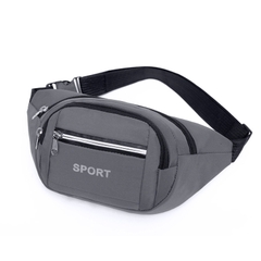 Túi đeo chéo sport đa năng có dải phản quang, túi đeo hông thời trang