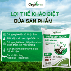 Phân Bón Hữu Cơ Humic OrgaFarm - 1KG