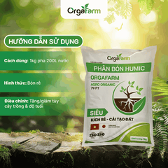 Phân Bón Hữu Cơ Humic OrgaFarm - 1KG