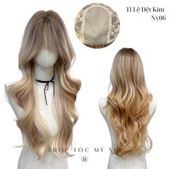 Tóc Giả Mỹ Nhi Da Đầu Tỉ Lệ Dệt Kim NY06 dài 60cm