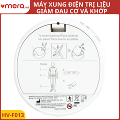 Máy Xung Điện Trị Liệu Omron HV-F013 (Giảm Đau Cơ, Nhỏ Gọn, 5 Chế Độ)