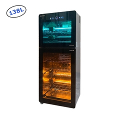 Tủ sấy bát đĩa dung tích 138L, công nghệ tiệt trùng Ozone tiên tiến
