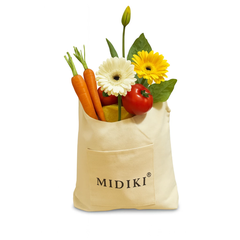 Túi vải MIDIKI hai quai cực xinh cho nàng đi học, đi chơi, chất vải canvas cứng , đường may tinh xảo