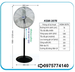 Quạt đứng công nghiệp Dasin KSM 3076H