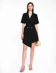 Đầm ODR Cổ Vest Phối Đai Eo-TPSRD251124