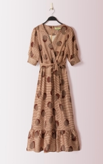 Đầm Katosa Họa Tiết Caro Tròn-TPSXD110723