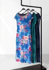 Đầm Nhung Vnxk CM 3 Màu-D1AT18010