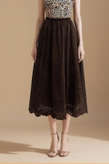 Chân Váy Ren Nâu CK-TPCMT25CV1AT