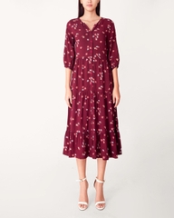 Đầm Vnxk Ex Tay Dài 4 Màu-SXM310522