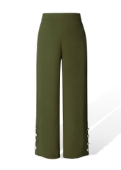 Quần Tây Ống Suông Katosa Phối Nút 3 Màu-QAT03011