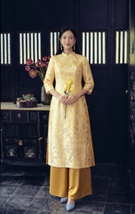 Set Áo Dài Hoa Gấm Tô Châu Mentosa 4 Màu-ADMTS200126L1