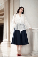 Áo Tơ Mentosa Rút Eo Mentosa 2 Màu-ATMTS220925L1