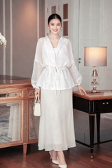 Áo Tơ Mentosa Rút Eo Mentosa 2 Màu-ATMTS220925L1