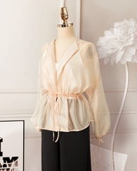 Áo Tơ Mentosa Rút Eo Mentosa 2 Màu-ATMTS220925L1