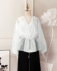 Áo Tơ Mentosa Rút Eo Mentosa 2 Màu-ATMTS220925L1