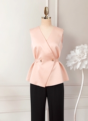 Áo Gile Vest Mentosa Đắp Chéo-VMTS130925L1