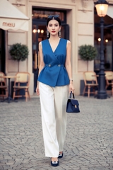 Áo Gile Vest Mentosa Đắp Chéo-VMTS130925L1