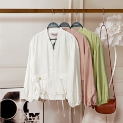 Áo Khoác Linen Mentosa Blouson 3 Màu-AKMTS130925L1