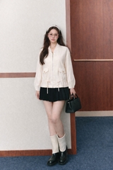 Áo Khoác Linen Mentosa Blouson 3 Màu-AKMTS130925L1