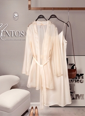 Áo Mentosa Organza Thắt Nơ Eo 2 Màu-ATMTS131025L1