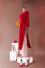 Áo Dài Mentosa Gấm Hoa-MTS310122401